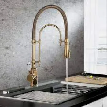 Brass Kitchen Faucet